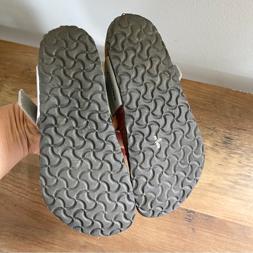Birkenstock Kids Silver Sandals - Picture 4 of 9